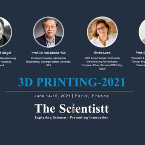 The Scientistt 3DPrinting 2021 Paris France Javad Zarbakhsh