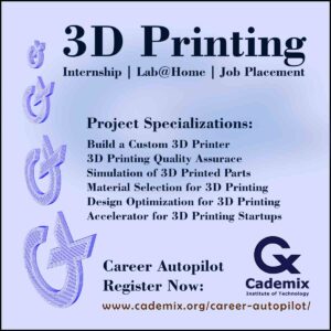 3D Printing Cademix Career Autoopilot Project Specializations Poster Square