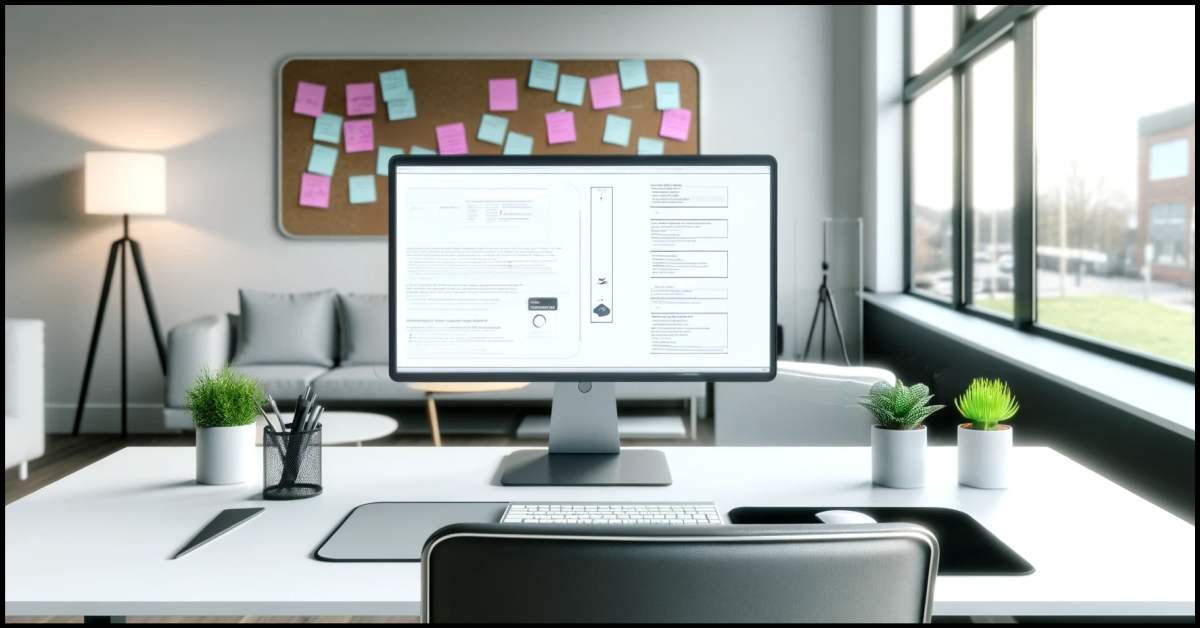 It is the image of a modern, minimalist workspace designed with a focus on UX design and accessibility. By Samareh Ghaem Maghami, Cademix Magazine
