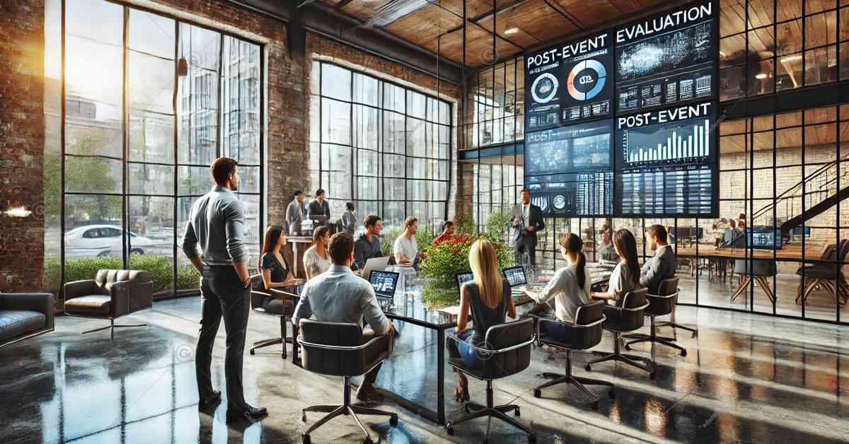 This image depicting a vibrant and collaborative modern office environment with industrial and contemporary design elements.