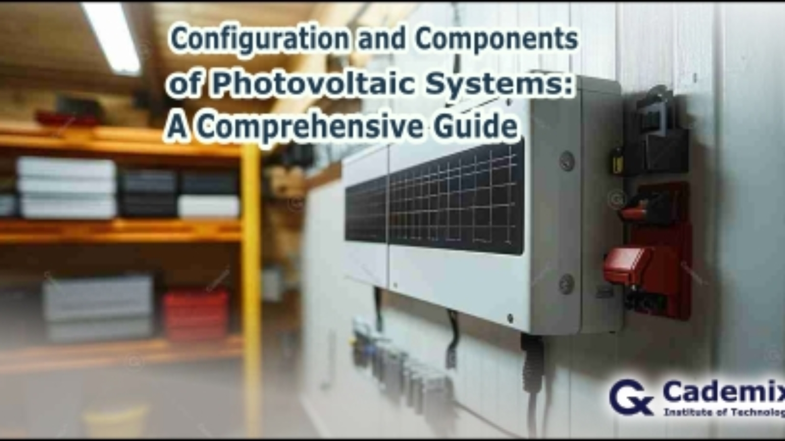 Components of Photovoltaic Systems , Alireza Alidadi