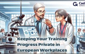 Keeping Your Training Progress Private in European Workplaces