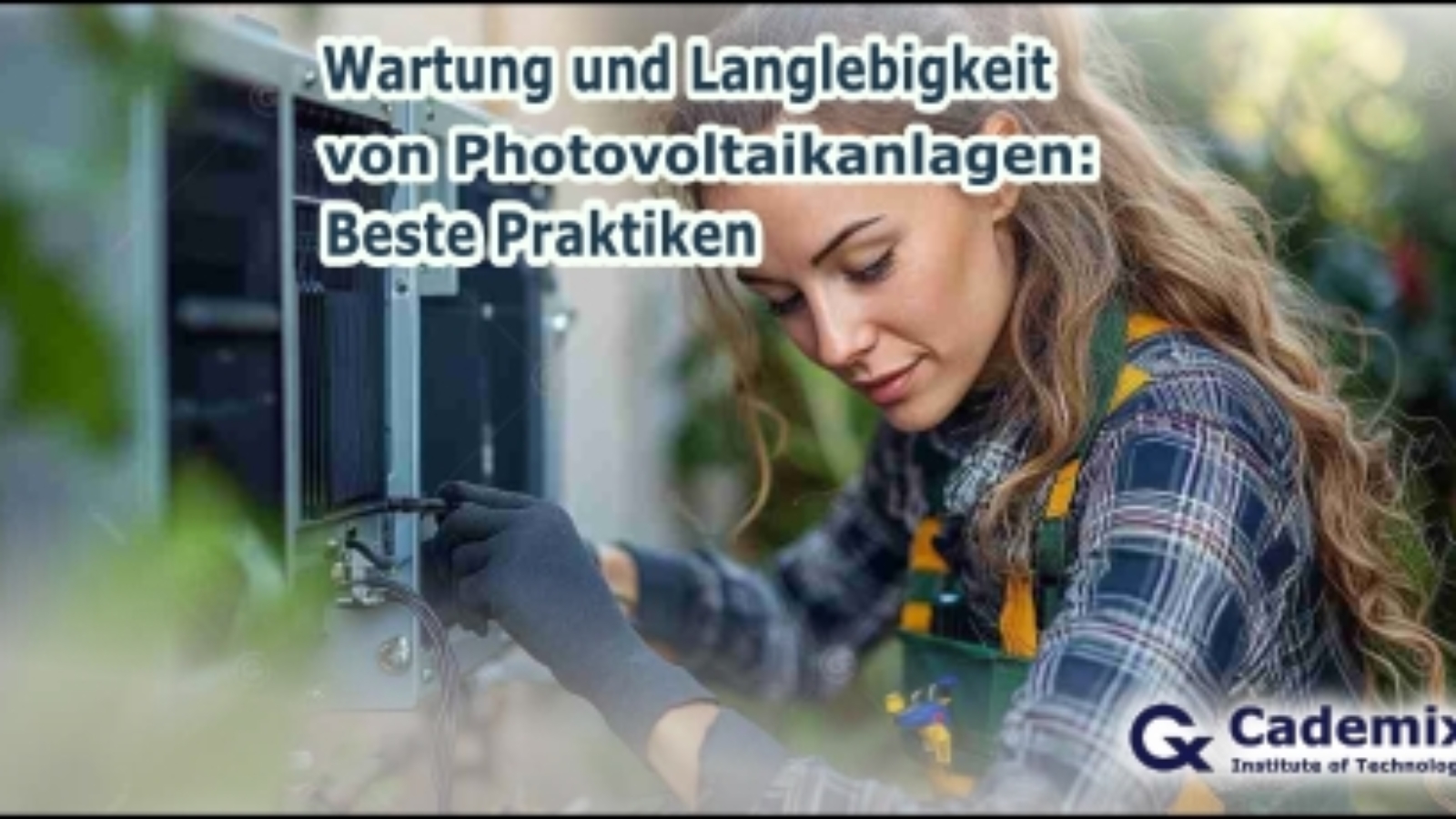 Wartung und Langlebigkeit von Photovoltaikanlagen ,Alireza Alidadi