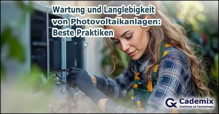 Wartung und Langlebigkeit von Photovoltaikanlagen ,Alireza Alidadi